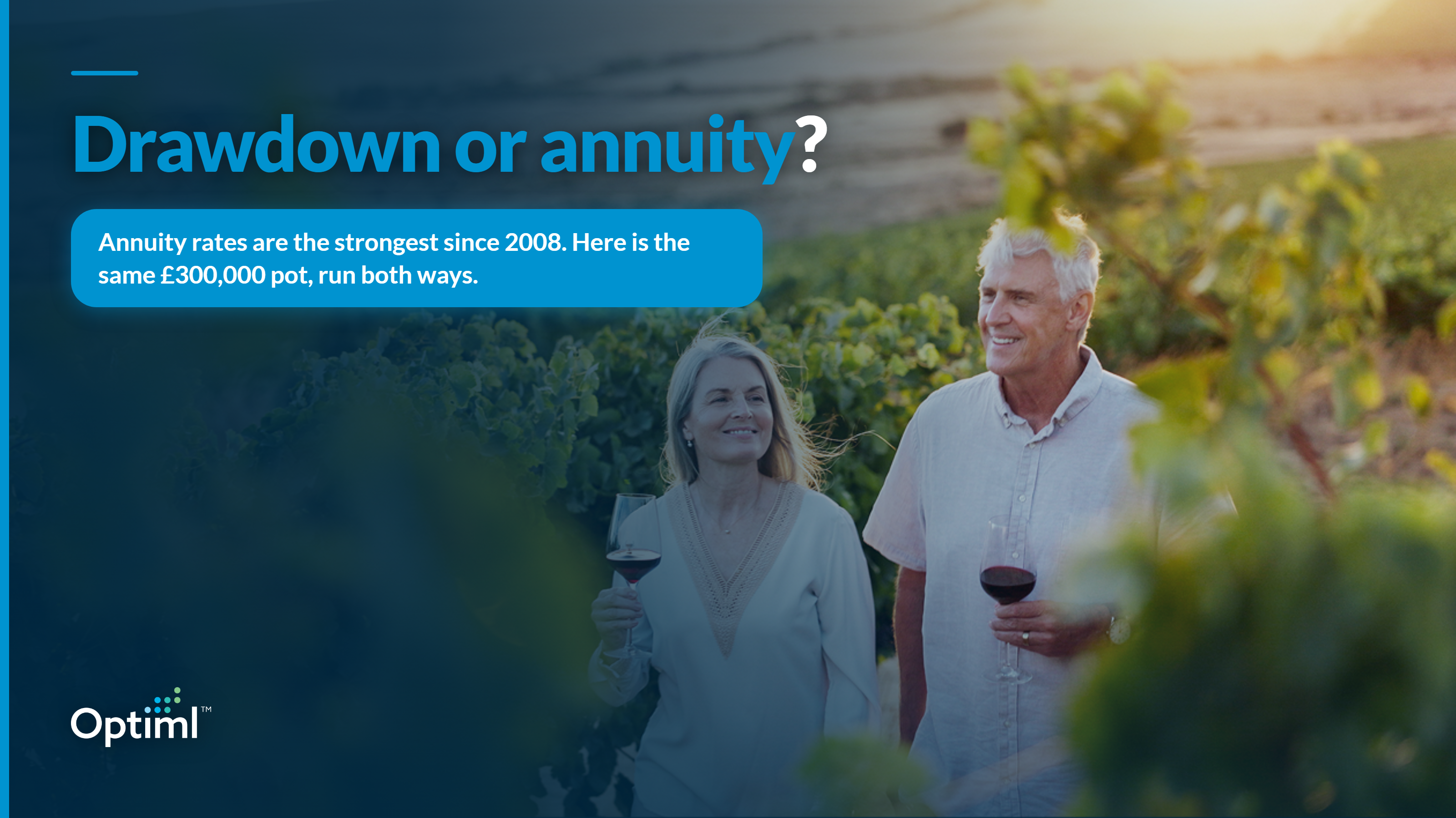 Drawdown or Annuity? The Same £300,000 Pension, Run Both Ways